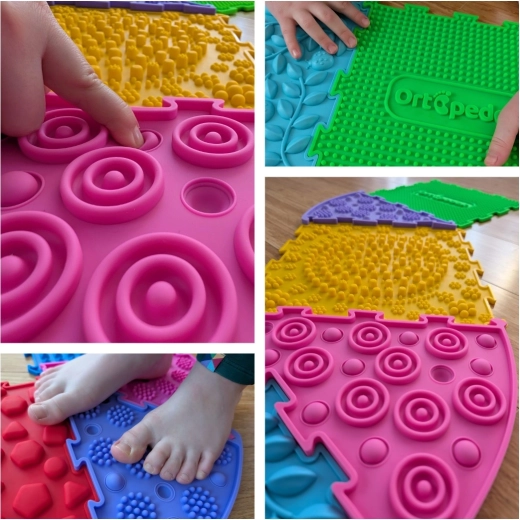 Ortopedek – tapis sensoriels orthopédiques pour enfants, 9 pièces