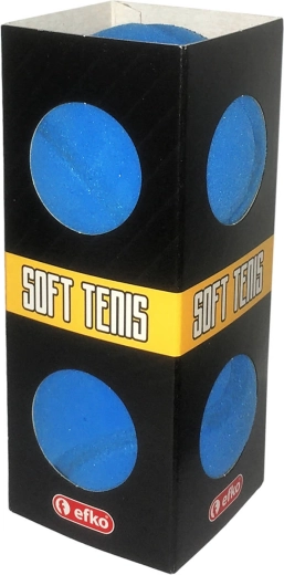 EFKO balles en mousse pour soft tennis bleues 6,5 cm - 2 pièces