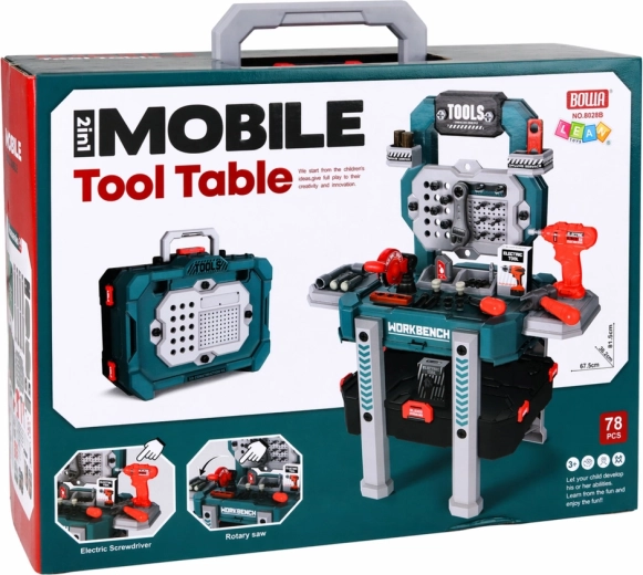 Table de travail et valise 2-en-1