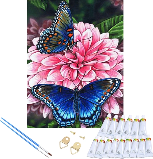 Tableau de papillons prêt à être accroché