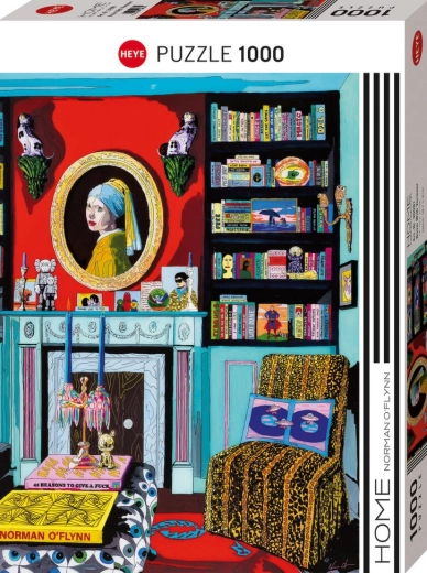 Puzzle Heye Chambre avec Vermeer 1 000 pièces