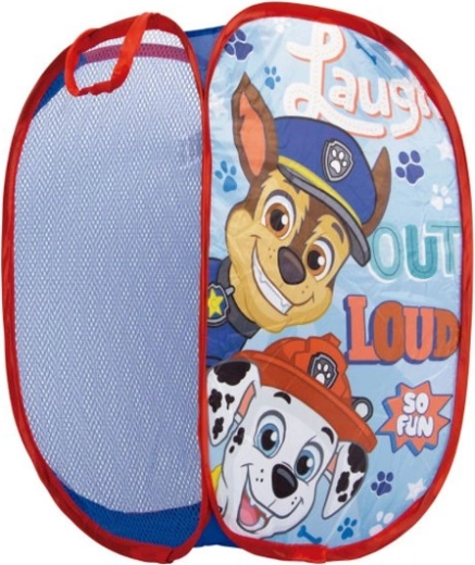 Panier de rangement textile pour jouets Paw Patrol