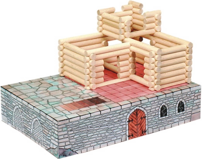 Rondins de hêtre avec assemblages fraisés