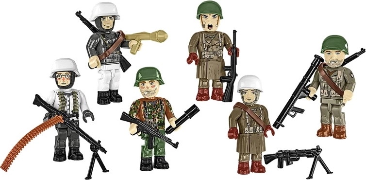 Six figurines pour le front d’hiver