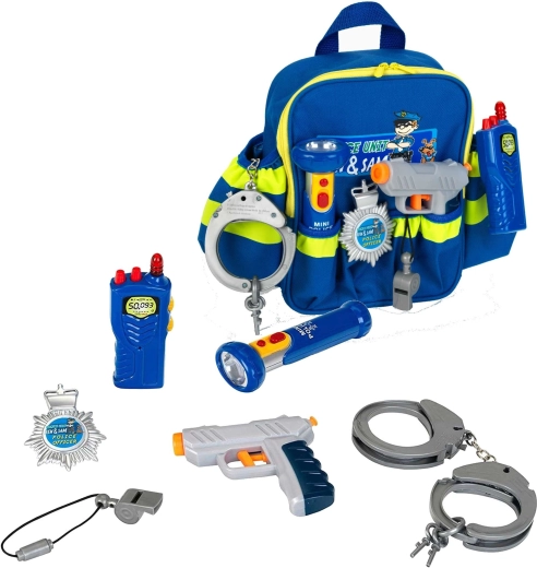 Sac à dos de police pour enfants Ben&Sam avec accessoires Klein