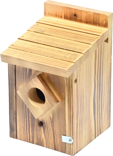 Nichoir suspendu en bois de pin 13,8 × 16 × 22,8 cm