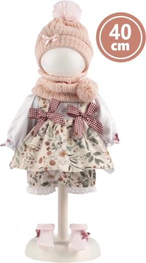 robe pour poupée Llorens 40 cm – modèle Nicole, ensemble 7 pièces