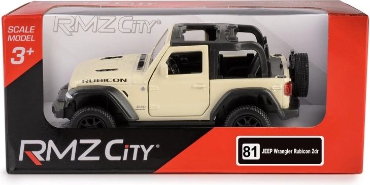 Modèle Jeep Wrangler Rubicon 2021 cabriolet 1:35 RMZ City