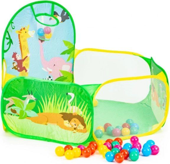 Tente pour enfants avec balles et panier de tir IPLAY