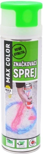 Spray de marquage MAX COLOR 500 ml – vert fluorescent