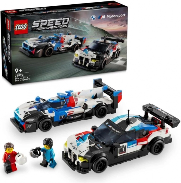 Voitures de course Lego Speed Champions BMW M4 GT3 et BMW M Hybrid V8
