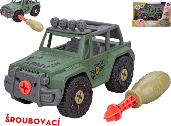 Voiture tout-terrain militaire à vis 13,5 cm