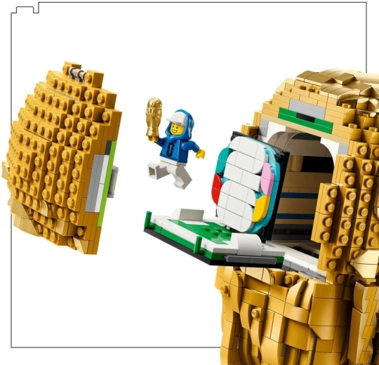 Partie supérieure ouvrante avec scène cachée