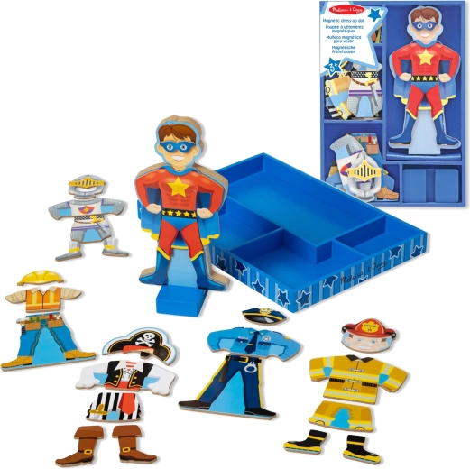 Jeu d’habillage magnétique en bois Billy Melissa & Doug
