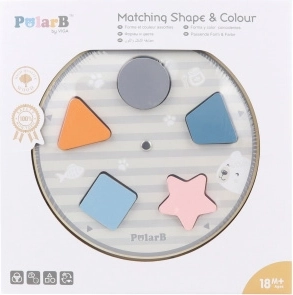jeu éducatif en bois Polarb – tri des formes et des couleurs