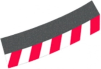 Bordures extérieures pour virage relevé 4/15° pour circuits CARRERA EVOLUTION, DIGITAL 132 et DIGITAL 124