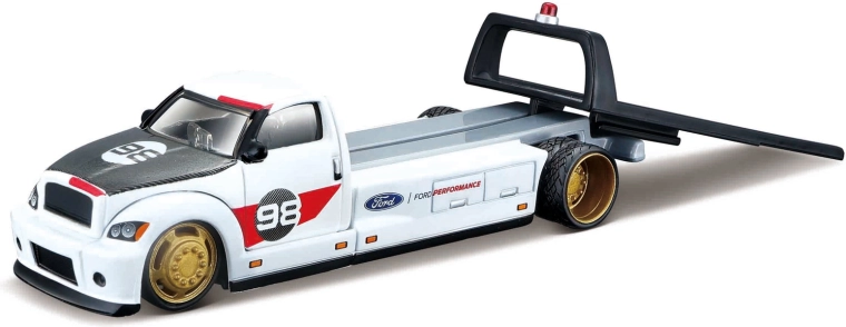 Transporteur Maisto avec modèle Ford GT Heritage Edition 1:64
