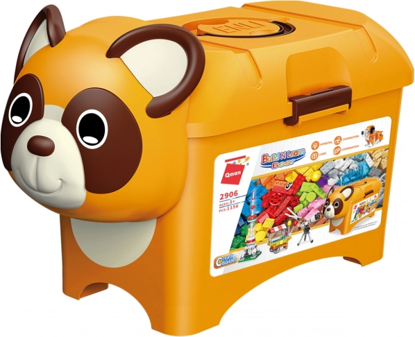 Qman Boîte de Construction Ours