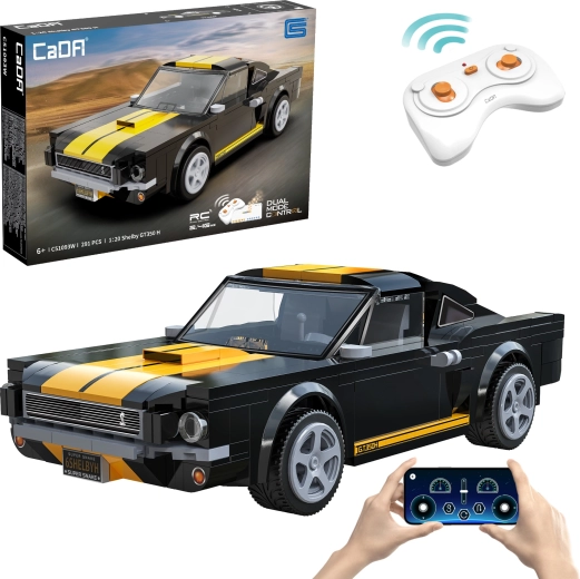 Kit de construction CaDA RC voiture de course Shelby GT 350H avec emballage endommagé