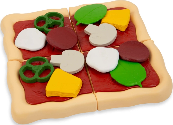 Pizza à découper et pièces faciles à saisir