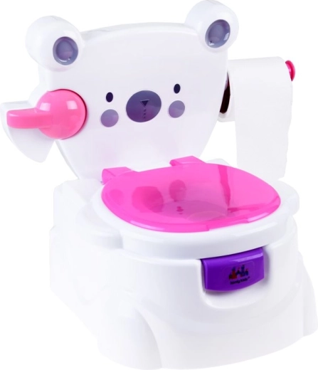 Pot interactif pour enfant 3 en 1 avec son – Rose