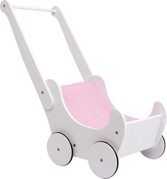 Petite poussette pour poupées Small Foot blanche