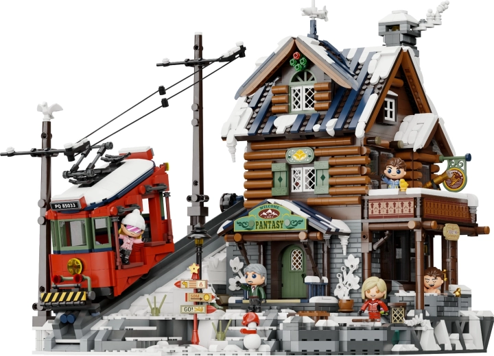 Chalet de montagne sur trois étages, plein de détails