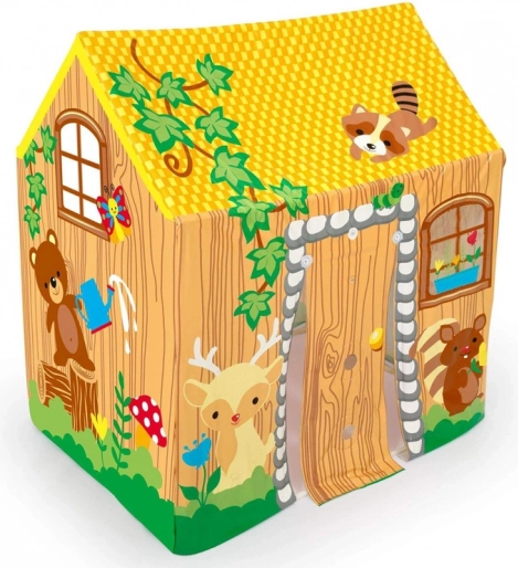 Maisonnettes colorées pour jardin et chambre d’enfant – jaune