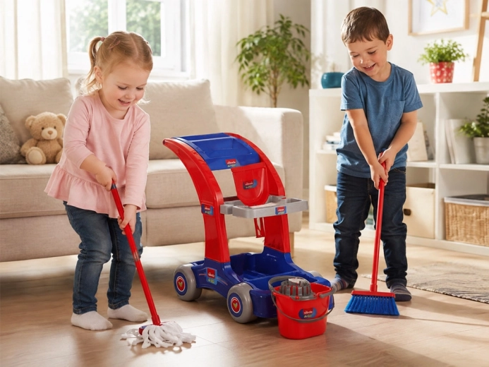 Jeu d’imitation amusant pour les petits assistants