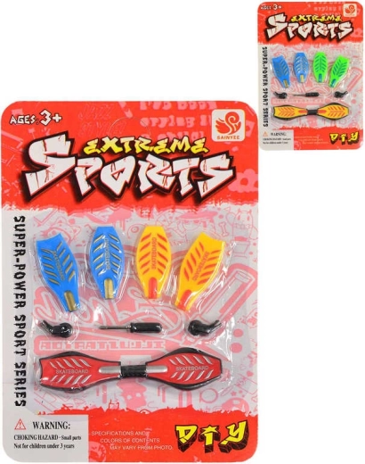 Skateboard à doigts (fingerboard) 9 cm avec kit de vissage et outils - 1 pièce