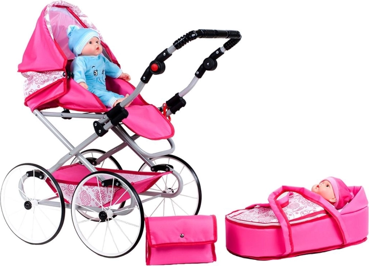 2-en-1 : poussette nacelle et sportive