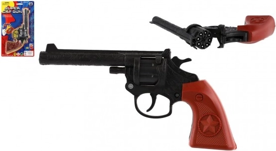 Revolver à capsules 8 coups en plastique