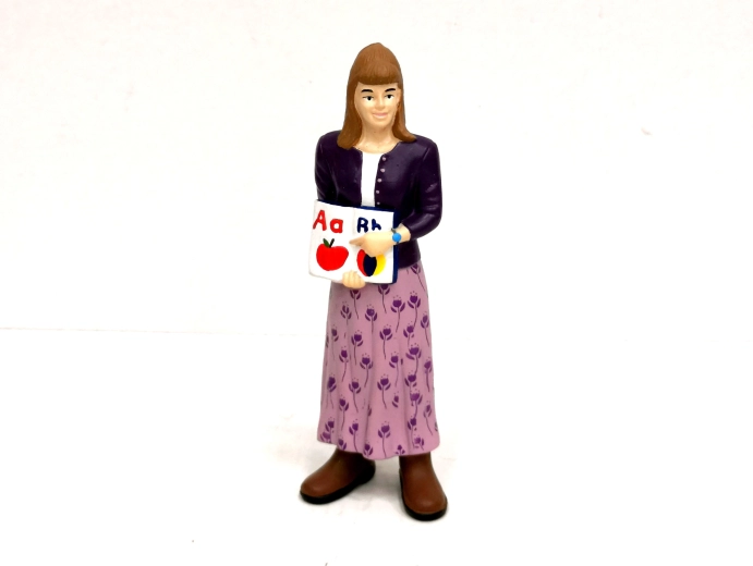 Figurine enseignante 13,2 cm - 1 pièce