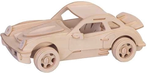 Puzzle 3D en Bois Porsche