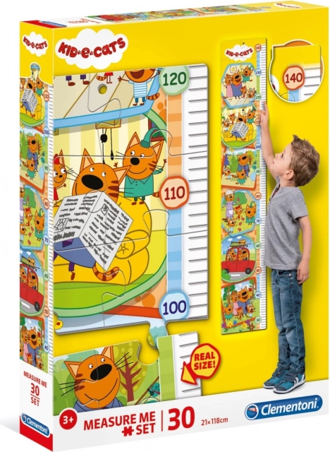 Clementoni puzzle toise Kid vs Cat 30 pièces