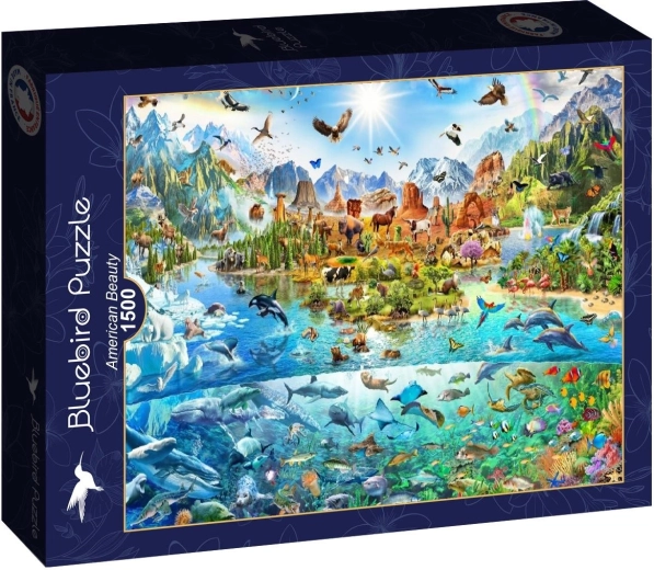 Puzzle Bluebird Beauté américaine 1500 pièces - 1 pièce