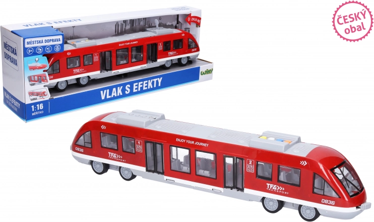 Train avec effets 44 cm – emballage tchèque