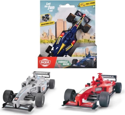 modèle de formule 1 de course 14 cm avec cordelette, 1:32, 3 couleurs