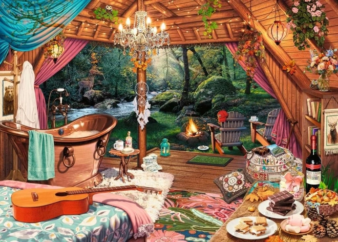 Puzzle chalet douillet XXL 500 pièces
