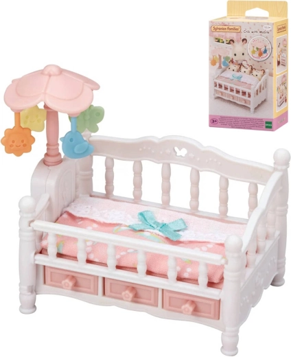 Sylvanian Families berceau avec mobile pour triplés