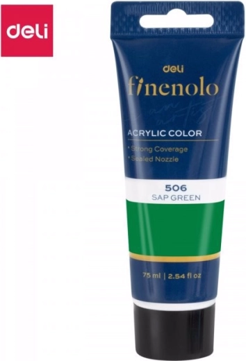 Peinture acrylique vert foncé 75 ml