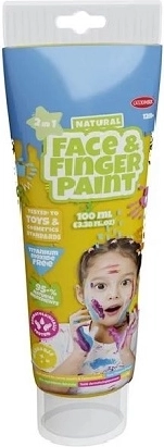 Boti Natural peinture naturelle jaune pour les doigts et le visage 100 ml