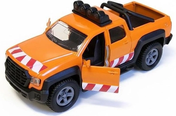 Véhicule de service routier réaliste avec portes ouvrantes