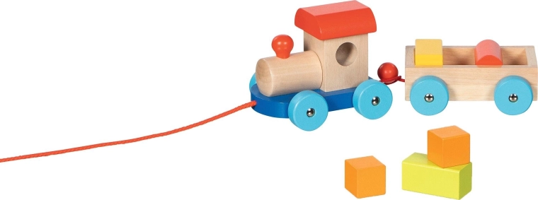 5 blocs en bois pour assembler et construire