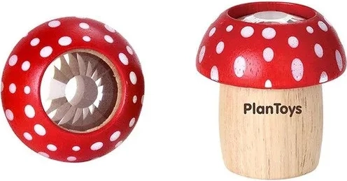 Kaléidoscope champignon rouge PlanToys