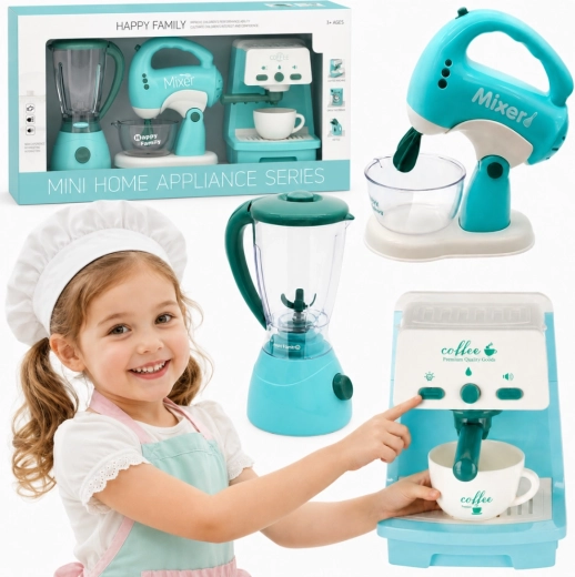 Set d’appareils de cuisine Woopie 3 en 1 avec effets lumineux et sonores