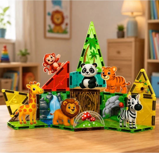 Assemblage magnétique rapide et constructions 3D
