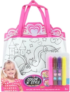 Sac à colorier avec licorne pour enfants