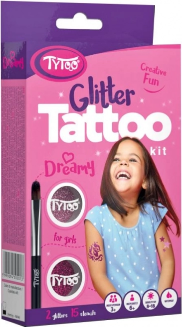 TyToo Dreamy – coffret de tatouages pailletés pour filles