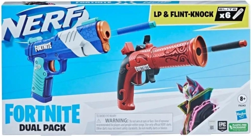 Nerf Fortnite double set de blasters avec fléchettes